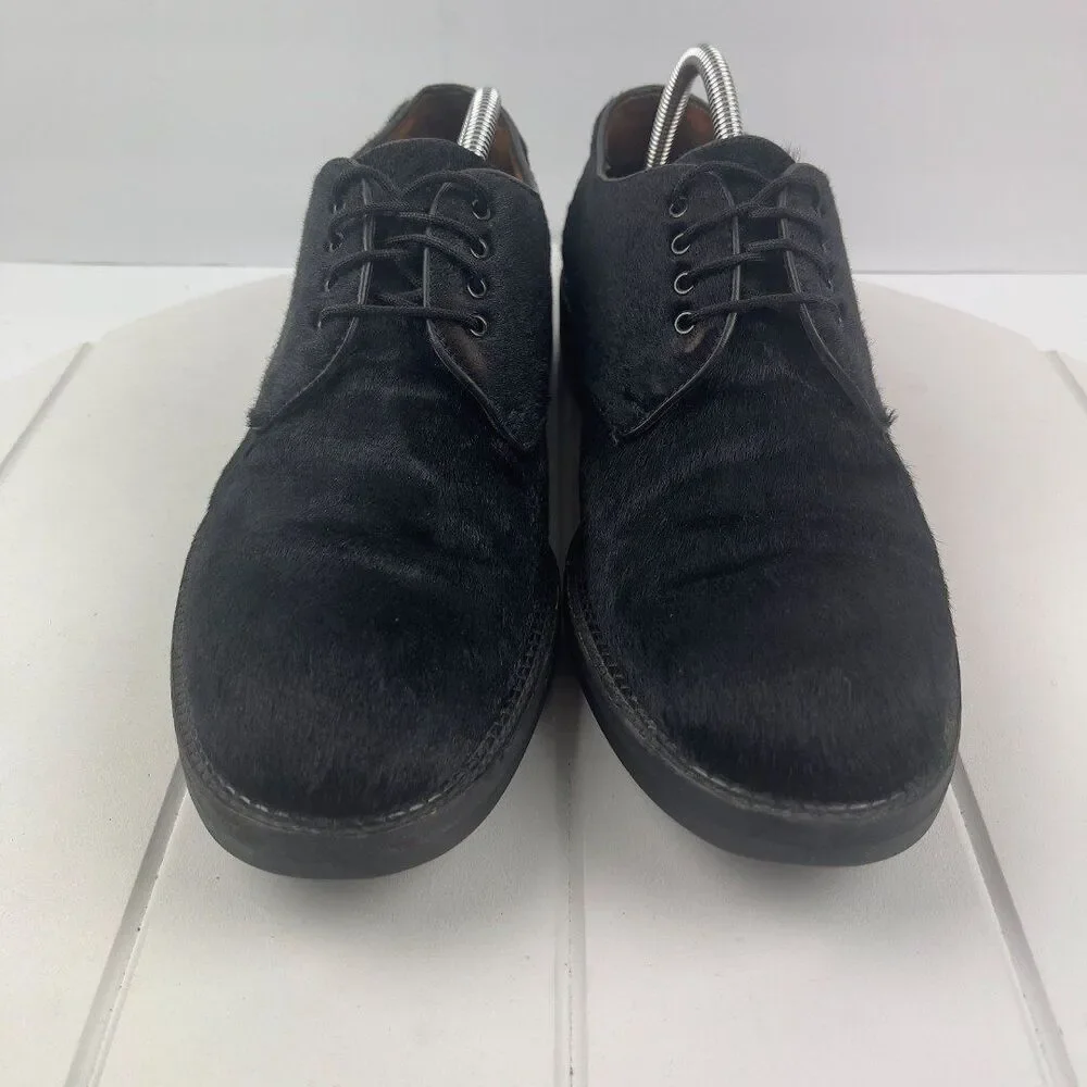 FIERAMOSCA & CO Oxfords Mens Size 11.5 M Black Pony Horse Hair Dress Shoes